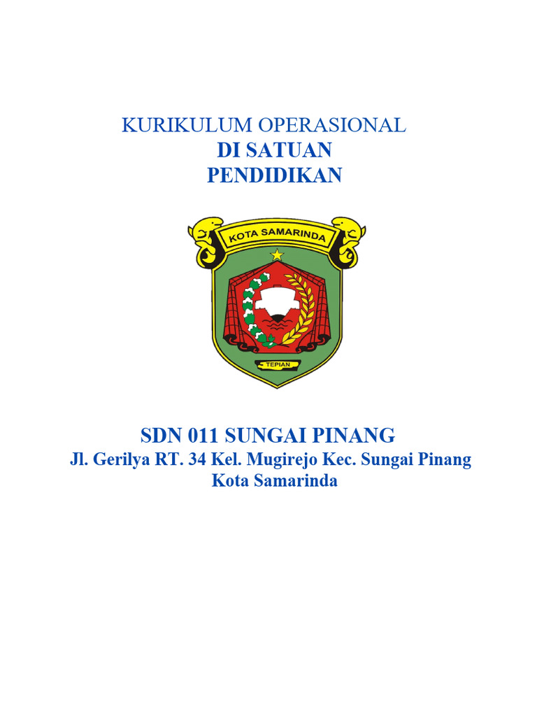 Contoh Kosp SD | PDF