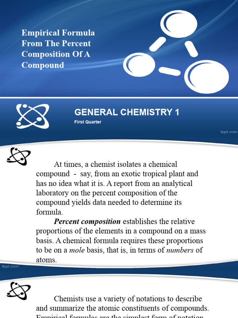 Calculate Empirical Formula | PDF