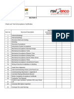 Section 9 - Check Out - Test & Acceptance Certificates - REVISED JHL