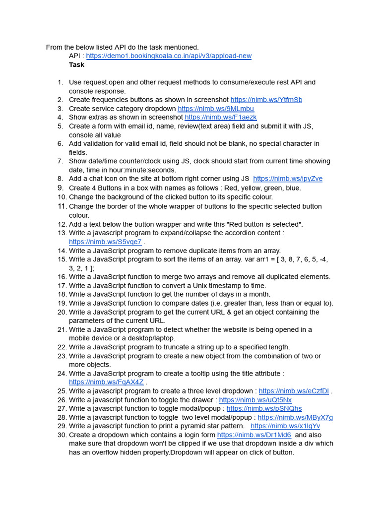 Js practice pdf