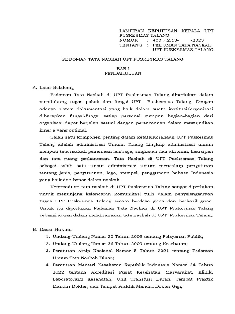 Lampiran TATA-NASKAH Revisi Maret | PDF