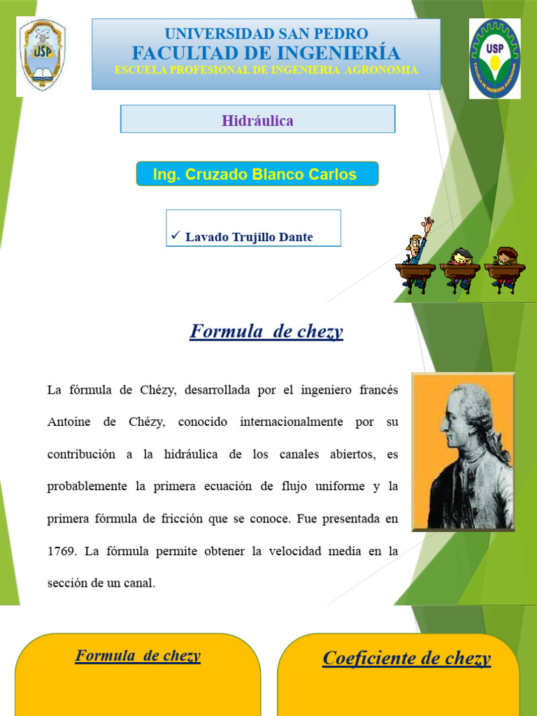 Expo Ecuacion de Chezy | PDF
