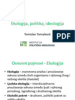 10-Ekoseminar 2016-Ekologija Politika Ideologija-Tomislav Tomasevic