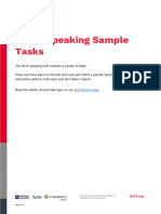 Ielts Speaking Sample Tasks 2023