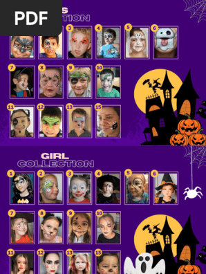 Face painting katalog 