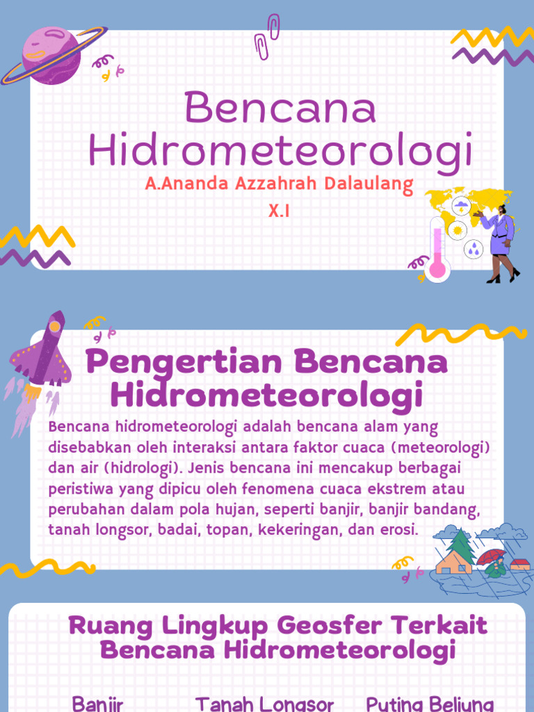 Daerah hot spot bencana hidrometeorologi Indonesia