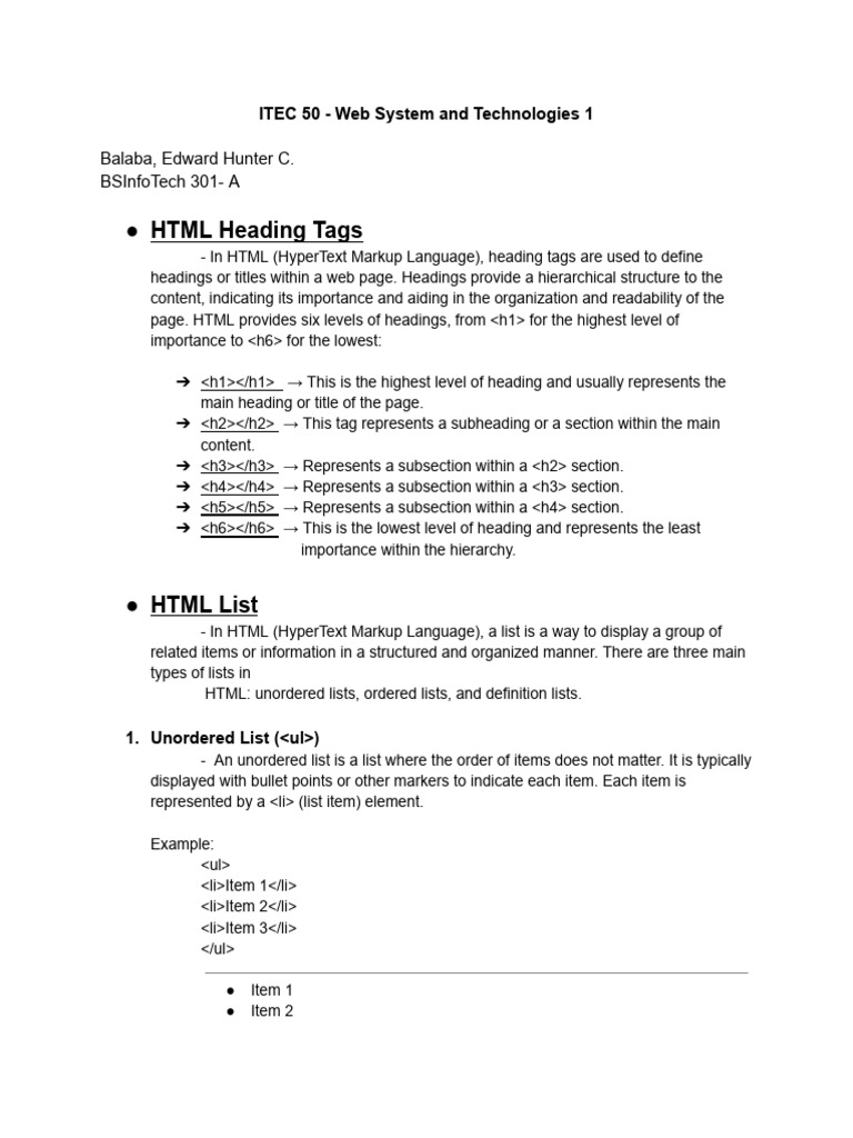 Balaba edward hunter c itec 50 web system and technologies 1 pdf