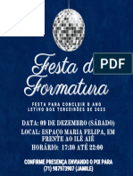 Festa de Formatura 