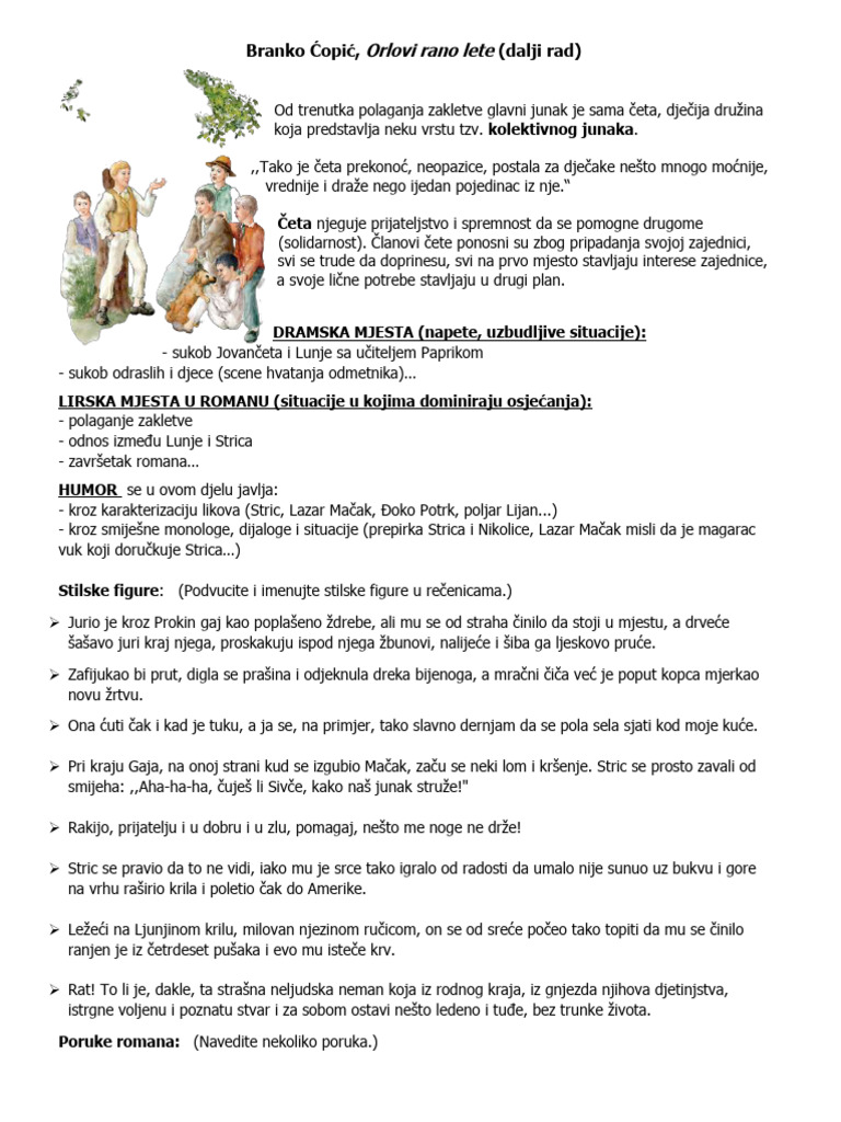 Orlovi Rano Lete | PDF