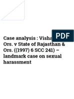 judgment Vishaka v State of Rajasthan 