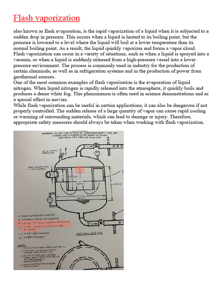 Flash Vaporization PDF