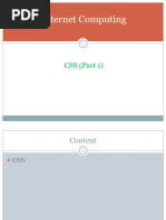 CSS Part 1