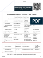 Directorate of Geology & Mining Uttar Pradesh: T D & M QTY T