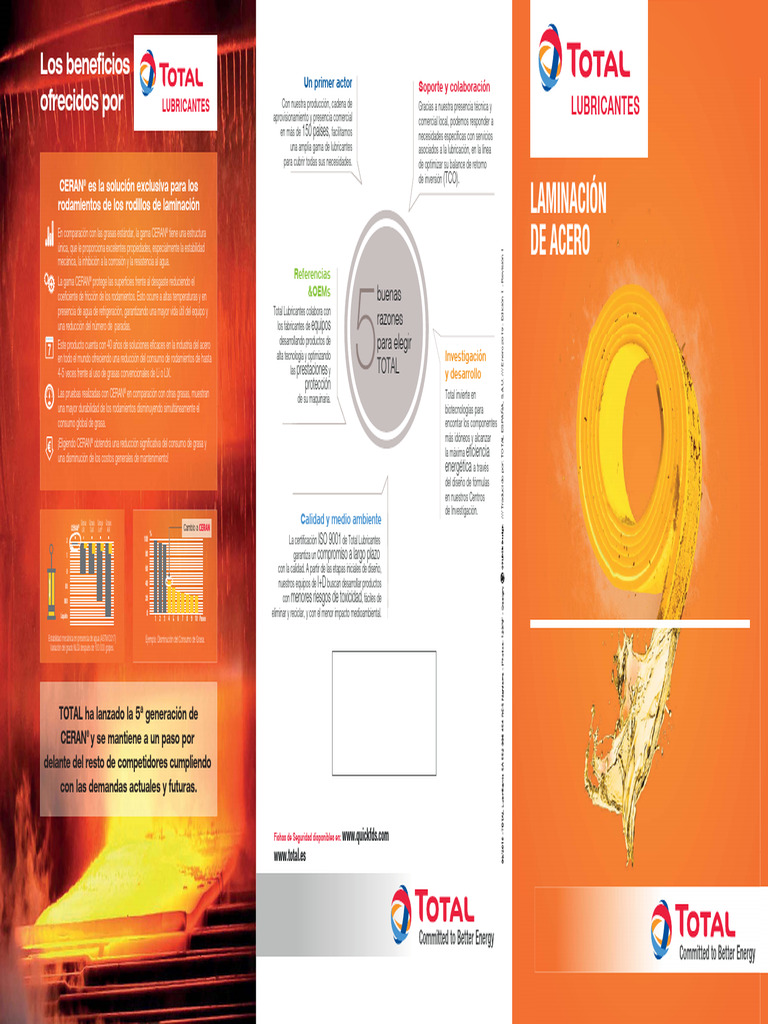 TotalEnergies Brochure Quartz | PDF | Lubricante | Rodamiento (Mecánico)