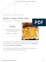 Boston Cream Poke Cake Recipe - Amanda's Cookin' - Cake & Cupcakes