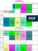 Class Schedule BY Sections