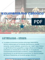 Ecumenismo Catolico Precentacion Con Diapositivas