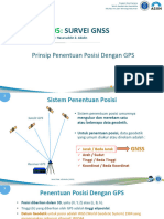 Survei GNSS 4 - Prinsip Penentuan Posisi Dengan GPS - 2023