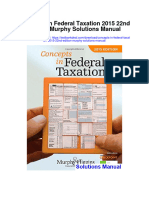 Concepts in Federal Taxation 2015 22nd Edition Murphy Solutions Manual