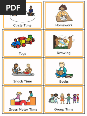 Visual Schedule for homeschool