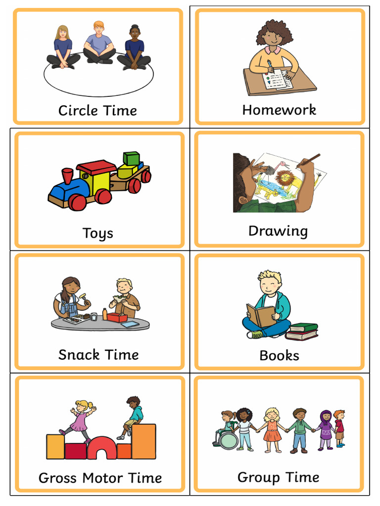 Visual Schedule For Homeschool | PDF
