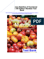 Contemporary Nutrition A Functional Approach 4th Edition Wardlaw Test Bank