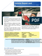 Safe Motor Vehicle Repair Info Sheet