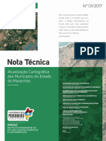 NOTA TÉCNICA 01 2017 Região Da Grande Ilha