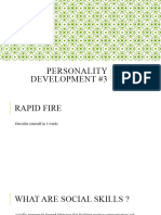 Personality Development #3