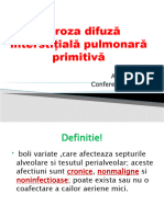 Fibroza Difuza Interstitiala Pulmonara Primitiva