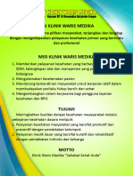 Visi Klinik Waris Medika