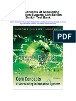 Core Concepts of Accounting Information Systems 12th Edition Simkin Test Bank