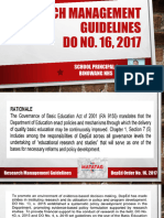 Research Management Guidelines - DO 16, S, 2017 - Joberth Sabanal