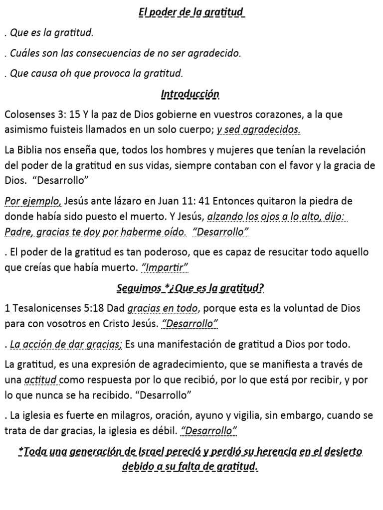 El Poder De La Gratitud Descargar Gratis Pdf Jesús Dios