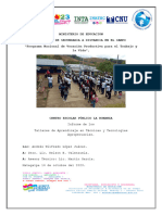 1-Informe de Talleres La Dalia, Vocacion Productiva