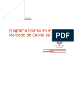 Programa Idoneidad en Mercado ACTUALIZADO