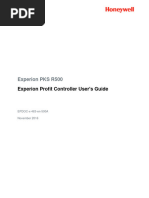 Experion PKS Profit Controller Users Guide EPDOC-x-463-En-500