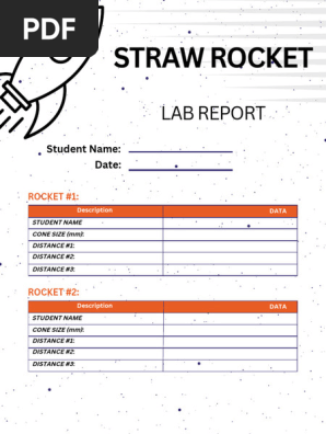 Straw Rocket Lab Report