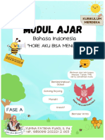 Modul Ajar Bahasa Indonesia - Hore, Aku Bisa Menulis - Fase A