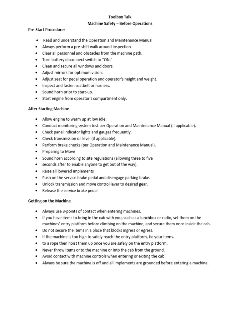 Toolbox Talks 2 PDF Scaffolding Crane (Machine)
