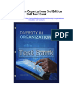 Diversity in Organizations 3rd Edition Bell Test Bank