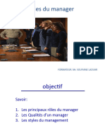 Les Rôles, Qualités Et Styles de Manager