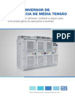 WEG MVW01 Inversor de Frequencia de Media Tensao 10413103 Catalogo PT