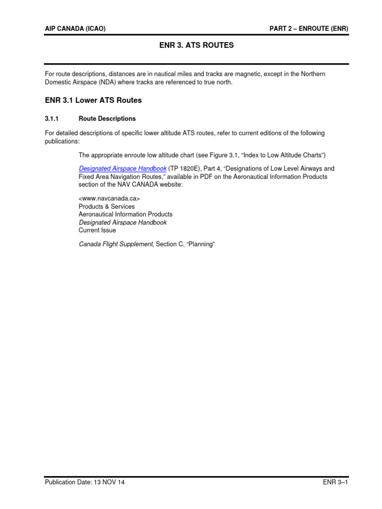 Aip canada icao pdf instrument flight rules transport