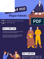 Week 11 - Article VIII (Judicial Department)