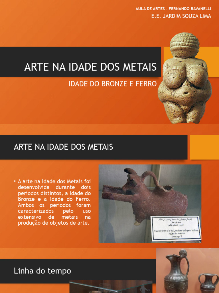 Arte Na Idade Dos Metais | PDF | Escultura | Idade do Bronze