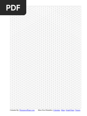 Isometric Graphing Paper