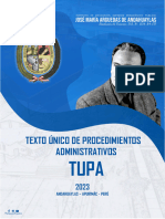 Texto Unico de Procedimientos Administrativos 2023