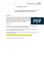 Instrumento de Validación Eea Unetrans