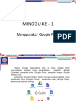 Minggu Ke - 1: Menggunakan Google Form